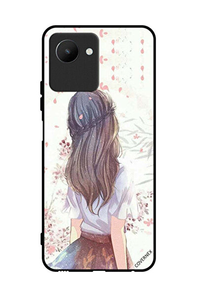 Covernex غطاء حماية لهاتف Realme C30s بطباعة فتاة لطيفة في تفكير عميق