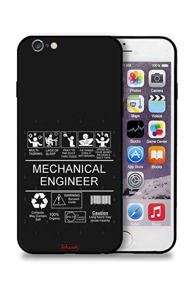 Tolwak جراب حماية لجهاز Apple iPhone 6/6s - ملصق مهندس ميكانيكي