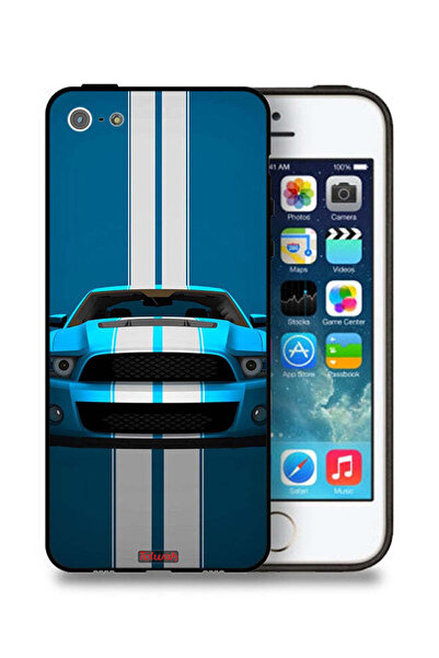 Tolwak غطاء حماية لهاتف Apple iPhone 5/5s/SE بتصميم سيارة فنية تجريدية