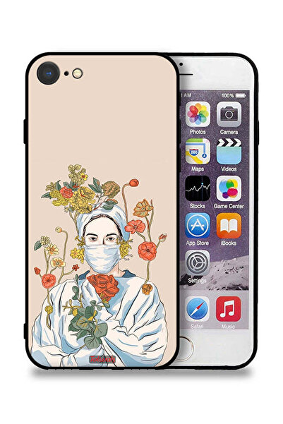 Tolwak جراب حماية لجهاز Apple iPhone 7 بتصميم ممرضة فنية