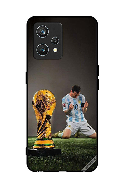 Covernex غطاء حماية لهاتف Realme 9 Pro Plus مع صورة ليو ميسي وكأس الفيفا