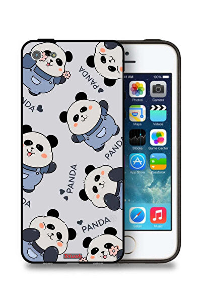 Tolwak غطاء حماية لجهاز Apple iPhone 5/5s/SE بنمط الباندا