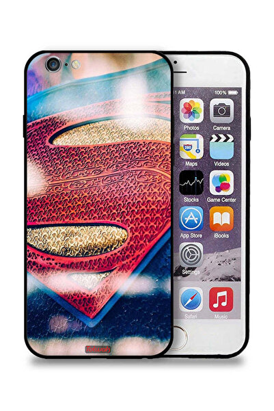 Tolwak جراب حماية لهاتف Apple iPhone 6 Plus/6s Plus بشعار سوبرمان