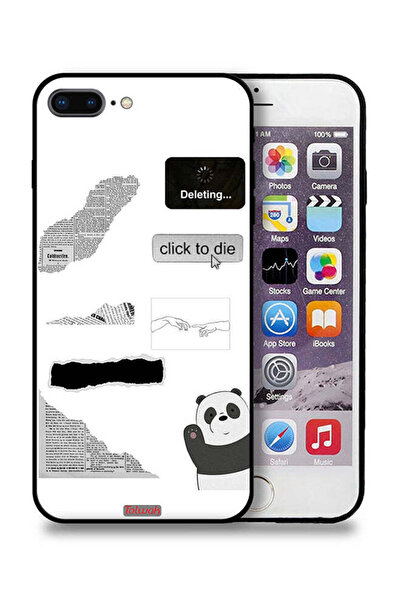 Tolwak غطاء حماية لجهاز Apple iPhone 8 Plus بتصميم باندا