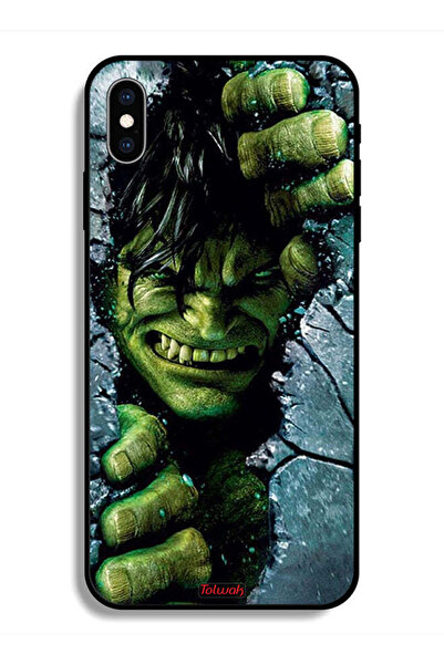 Tolwak غطاء حماية لجهاز Apple iPhone X - هالك المذهل