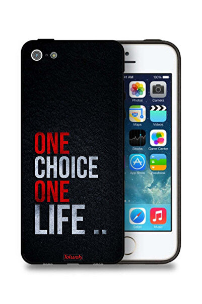Tolwak جراب حماية لجهاز Apple iPhone 5/5s/SE - اختيار واحد، حياة واحدة