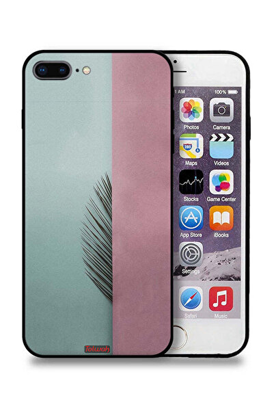 Tolwak غطاء حماية لجهاز Apple iPhone 7 Plus بنصف أوراق