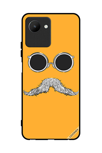 Covernex غطاء حماية لهاتف Realme C30s - نظارات وشارب - فن