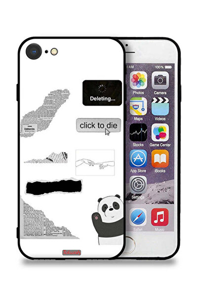 Tolwak جراب حماية Apple iPhone SE (2022) بملصق باندا