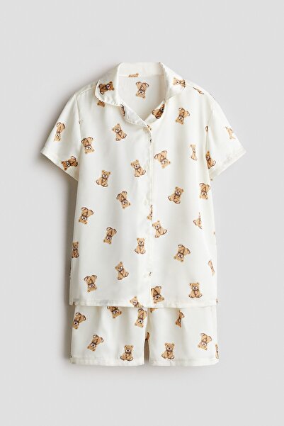 H&M Saten Pijama Takımı