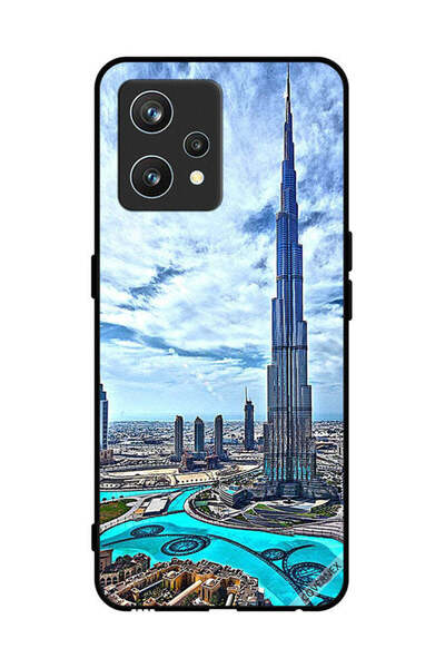 Covernex غطاء حماية لهاتف Realme 9 Pro Plus برج خليفة - غيوم تلامس السحاب