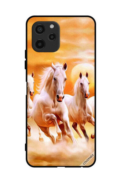 Covernex غطاء حماية لهاتف هواوي نوفا Y61 - خيول تركض
