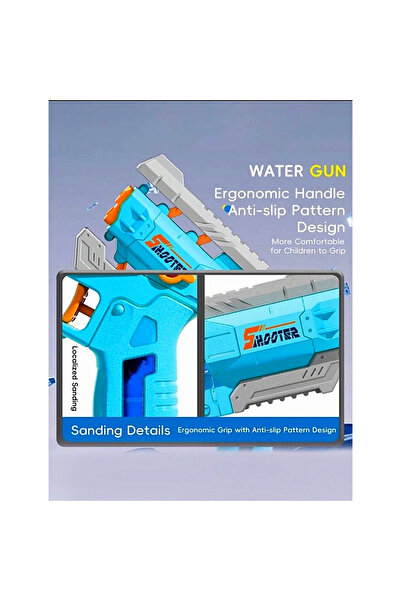 SprintMag Pistol cu Apa de Jucarie Transformabil Shooter Distanta de Tragere 10m Albastru