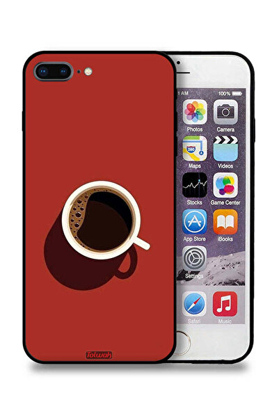 Tolwak غطاء حماية لجهاز Apple iPhone 7 Plus بتصميم فنجان قهوة