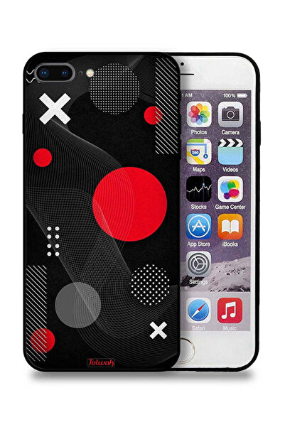 Tolwak غطاء حماية لجهاز Apple iPhone 7 Plus بنمط دائري ومتقاطع