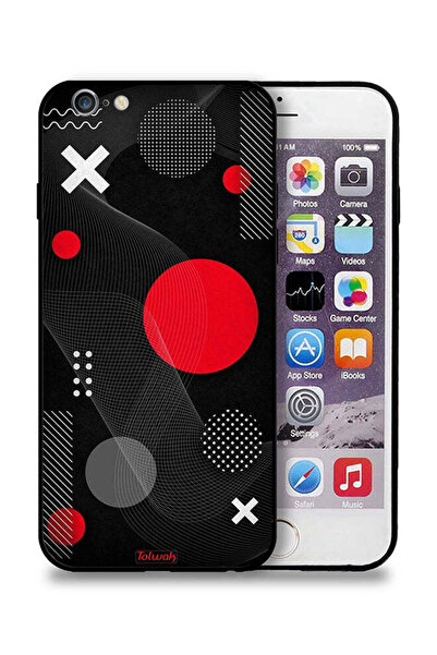 Tolwak غطاء حماية لجهاز Apple iPhone 6/6s بنمط دائري ومتقاطع