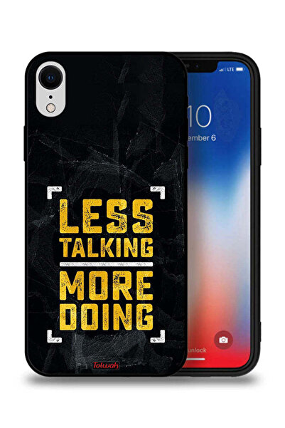 Tolwak جراب حماية لجهاز Apple iPhone XR - كلام أقل، فعل أكثر