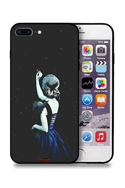 Tolwak غطاء حماية لهاتف Apple iPhone 7 Plus بشعار Touching Star