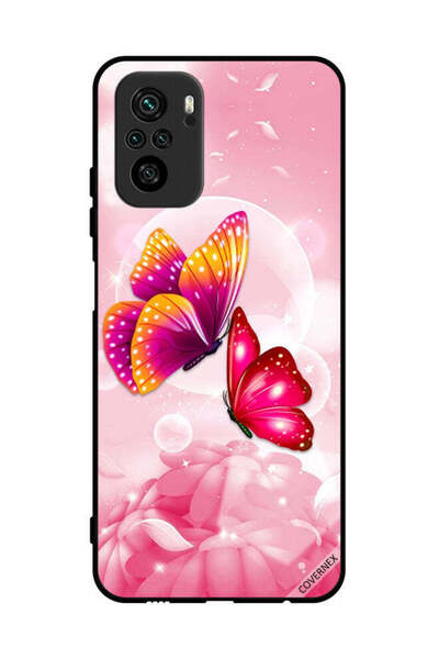 Covernex غطاء حماية لهاتف Poco M5s 4G برسومات فراشات لطيفة