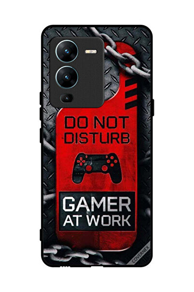 Covernex غطاء حماية لهاتف vivo V25 Pro، خلفية شاشة Gamer At Work