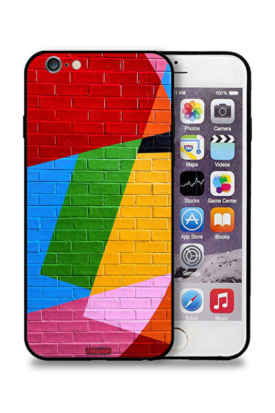 Tolwak غطاء حماية لجهاز Apple iPhone 6 Plus/6s Plus برسومات جدارية ملونة
