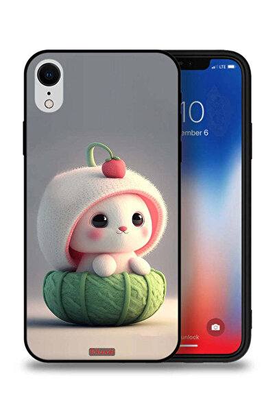 Tolwak جراب حماية لجهاز Apple iPhone XR - أرنب صغير لطيف