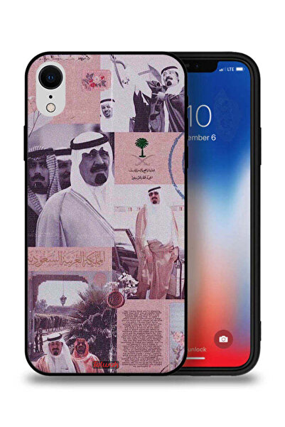 Tolwak جراب حماية لجهاز آيفون XR من آبل، ملصق الملك عبد الله العتيق