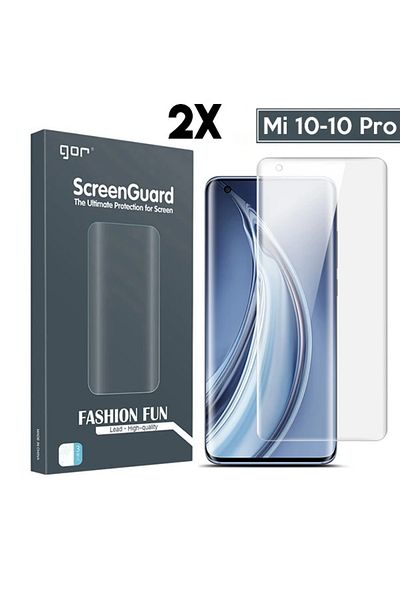 ETC Gor Xiaomi Mi 10-10 Pro 3D Curved Full Screen Protector 2Pcs Set-(5775) - Myg1941-6700