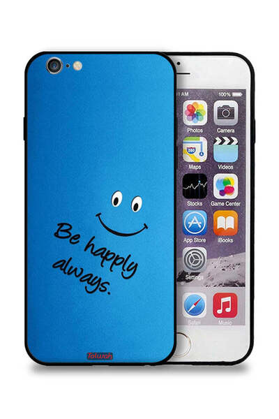 Tolwak جراب حماية لجهاز Apple iPhone 6 Plus/6s Plus - كن سعيدًا دائمًا