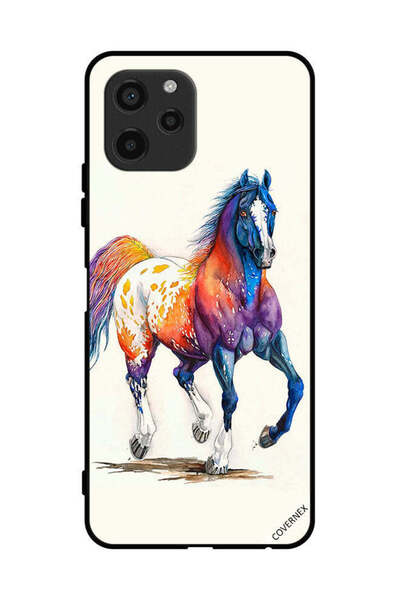 Covernex غطاء حماية لهاتف هواوي نوفا Y61 - رسمة حصان