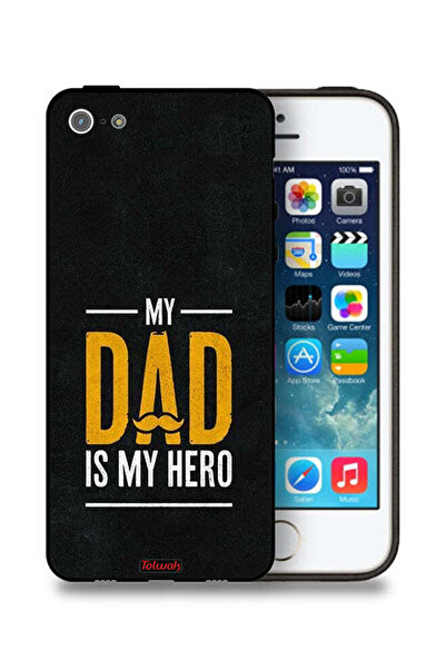 Tolwak جراب حماية لجهاز Apple iPhone 5/5s/SE - أبي هو بطلي