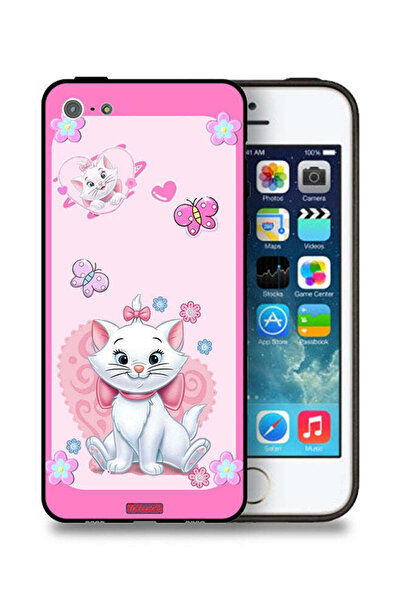 Tolwak جراب حماية لجهاز Apple iPhone 5/5s/SE بتصميم قطة لطيفة