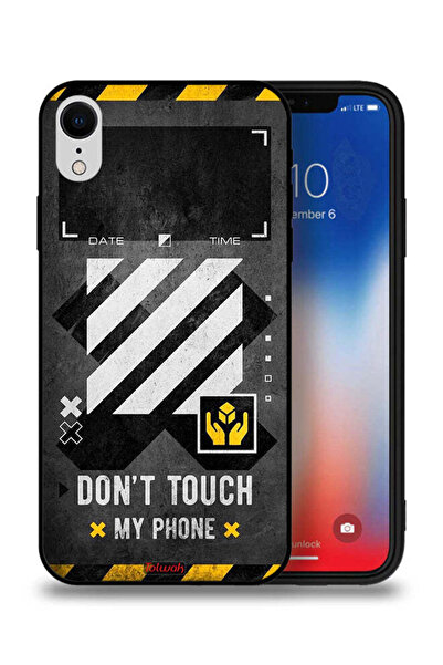 Tolwak جراب حماية لجهاز Apple iPhone XR - لا تلمس هاتفي