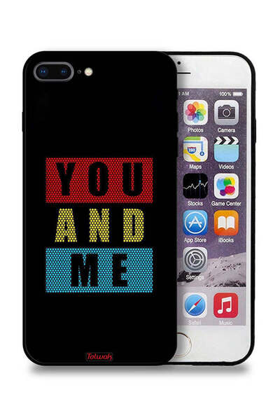 Tolwak غطاء حماية لجهاز Apple iPhone 7 Plus "أنت وأنا"