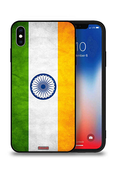 Tolwak Apple iPhone XS Max Protective Case Luminous Indian Flag