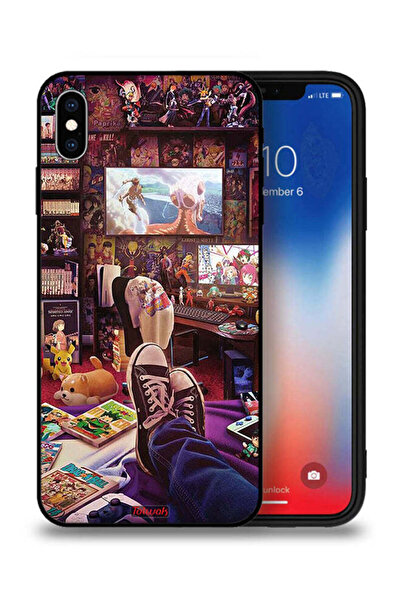Tolwak Apple iPhone XS Protective Case Comic Zone
