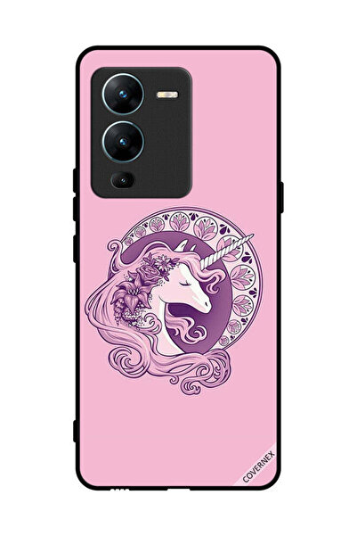 Covernex غطاء حماية لهاتف فيفو V25 برو - فن يونيكورن