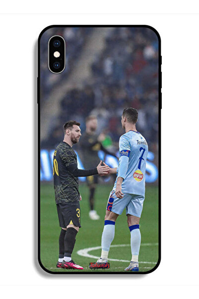 Tolwak جراب حماية لهاتف Apple iPhone X ميسي ورونالدو