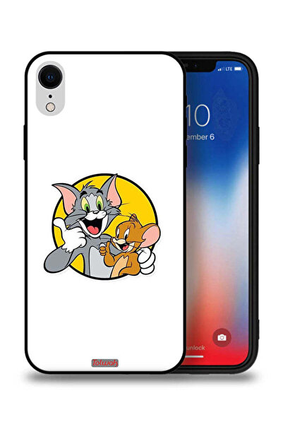 Tolwak جراب حماية لجهاز Apple iPhone XR بتصميم توم وجيري