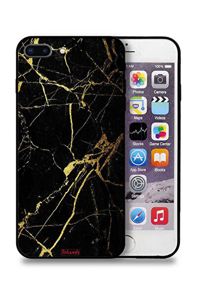 Tolwak غطاء حماية رخامي متصدع لجهاز Apple iPhone 7 Plus