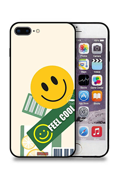 Tolwak غطاء حماية لهاتف Apple iPhone 7 Plus بملصق Feel Cool
