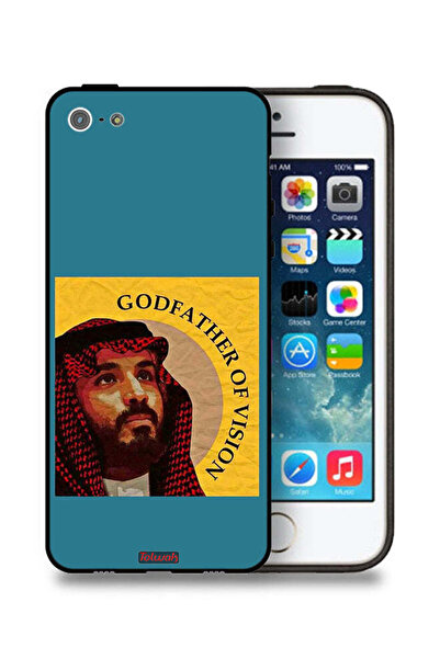 Tolwak غطاء حماية لجهاز Apple iPhone 5/5s/SE من Godfather Of Vision
