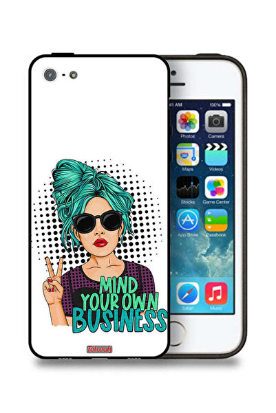 Tolwak جراب حماية لجهاز Apple iPhone 5/5s/SE - اهتم بشؤونك الخاصة