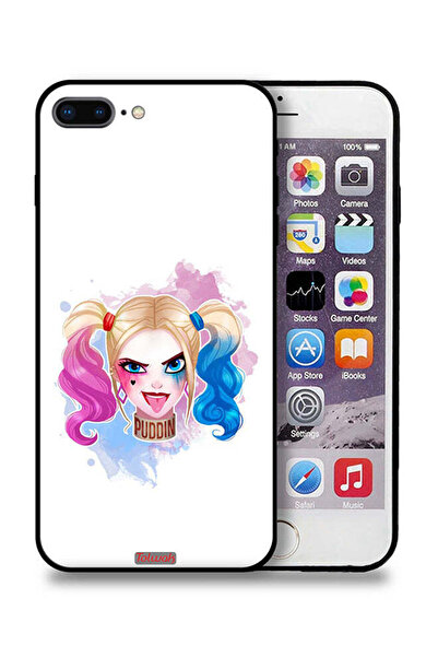 Tolwak غطاء حماية لجهاز Apple iPhone 7 Plus برسومات هارلي كوين