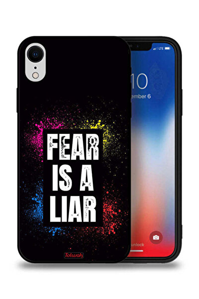 Tolwak جراب حماية لجهاز Apple iPhone XR - الخوف كاذب