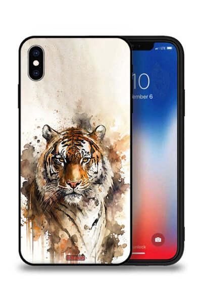 Tolwak غطاء حماية لجهاز Apple iPhone XS بنقشة الفهد التجريدي