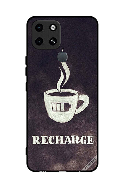 Covernex غطاء حماية لهاتف Infinix Smart 6 Coffee Recharge