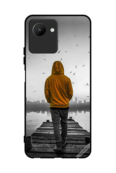 Covernex غطاء حماية لهاتف Realme C30s - فتى حزين يمشي