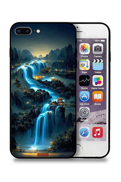 Tolwak غطاء حماية لجهاز Apple iPhone 7 Plus بتصميم شلال فني