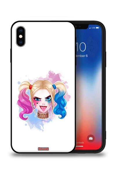 Tolwak جراب حماية لجهاز Apple iPhone XS Max برسومات هارلي كوين